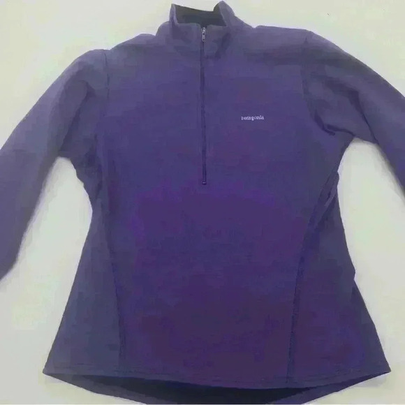 Patagonia Women’s 1/4 Zip Pullover Purple Size Small - Picture 2 of 11